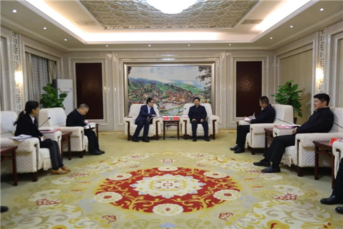 李建杨光杰会见国家电投五凌电力有限公司董事长夏刚一行